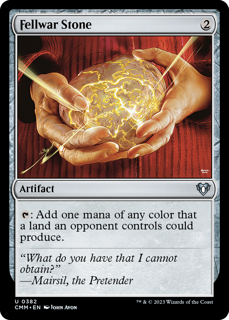 Magic: The Gathering - Fellwar Stone Foil - Commander Masters