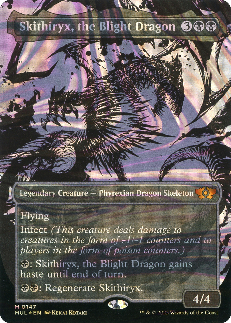 Magic: The Gathering - Skithiryx, the Blight Dragon Foil - Multiverse Legends