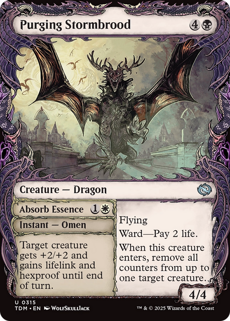 Magic: The Gathering - Purging Stormbrood // Absorb Essence - Tarkir: Dragonstorm