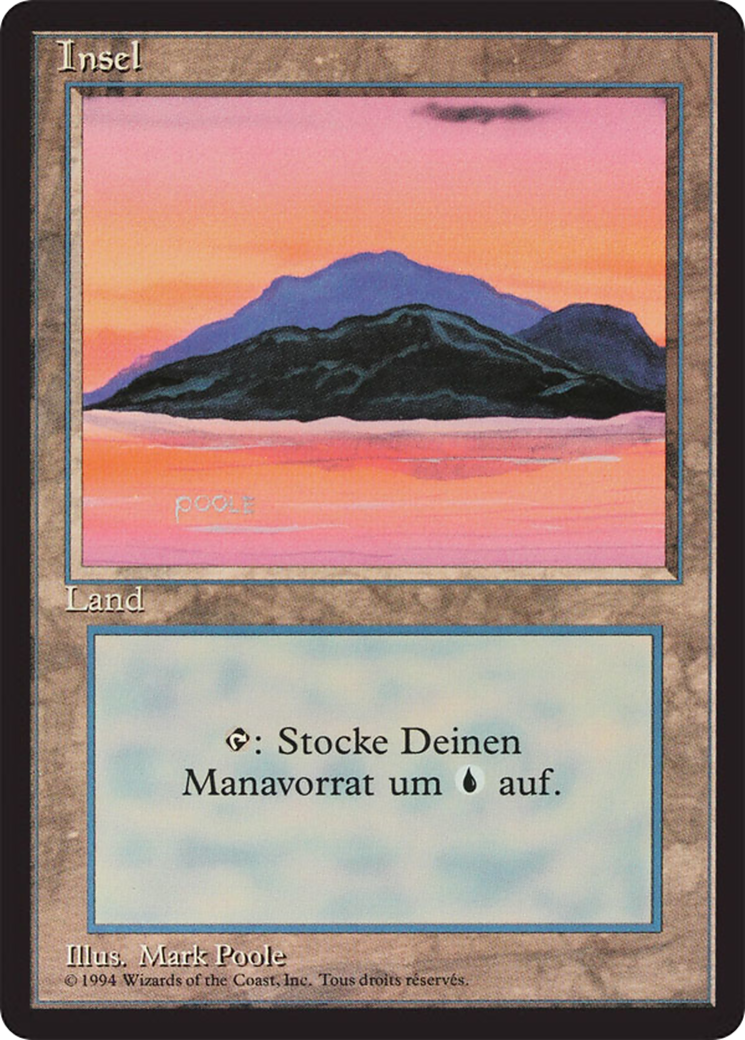 Magic: The Gathering - Insel - Foreign Black Border