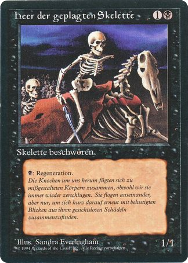 Magic: The Gathering - Heer der geplagten Skelette - Foreign Black Border