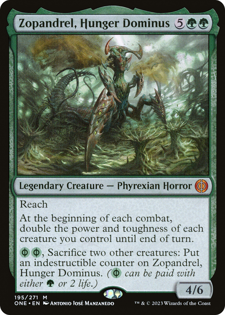 Magic: The Gathering - Zopandrel, Hunger Dominus - Phyrexia: All Will Be One