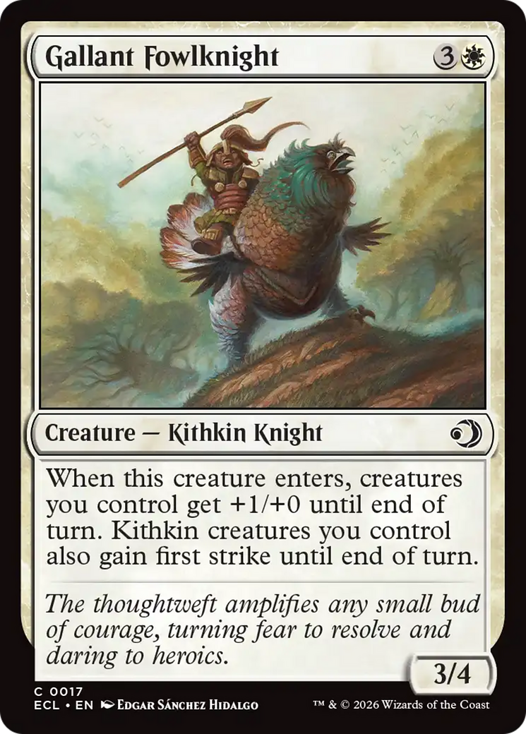 Magic: The Gathering - Gallant Fowlknight - Lorwyn Eclipsed