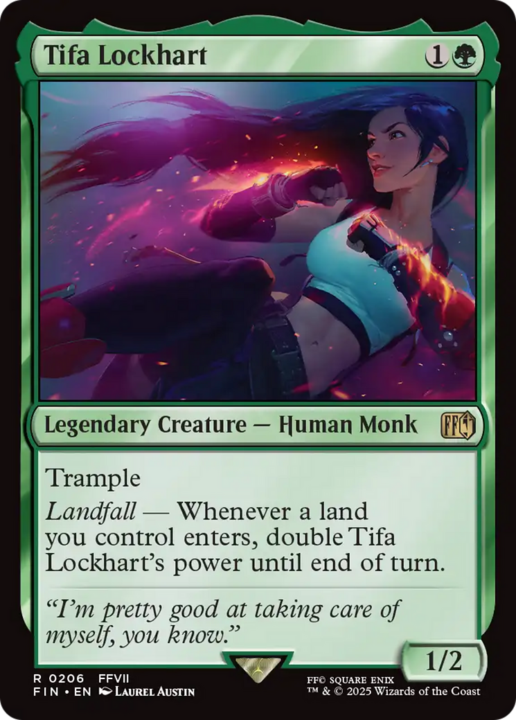 Magic: The Gathering - Tifa Lockhart Foil - Final Fantasy
