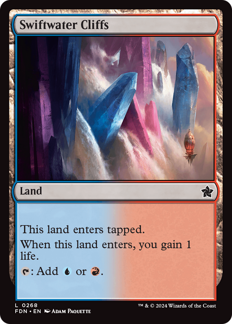 Magic: The Gathering - Swiftwater Cliffs Foil - Foundations