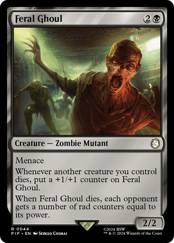 Magic: The Gathering - Feral Ghoul - Fallout