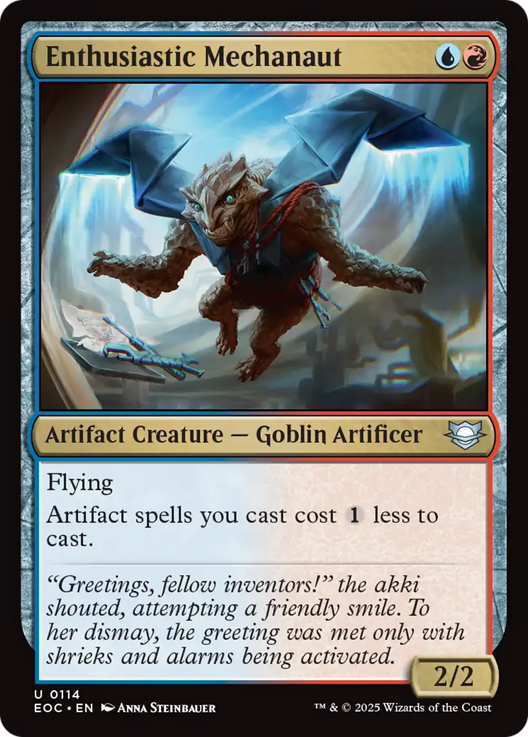 Magic: The Gathering - Enthusiastic Mechanaut - Edge of Eternities Commander
