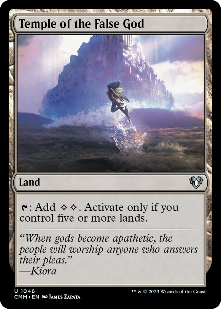 Magic: The Gathering - Temple of the False God - Commander Masters
