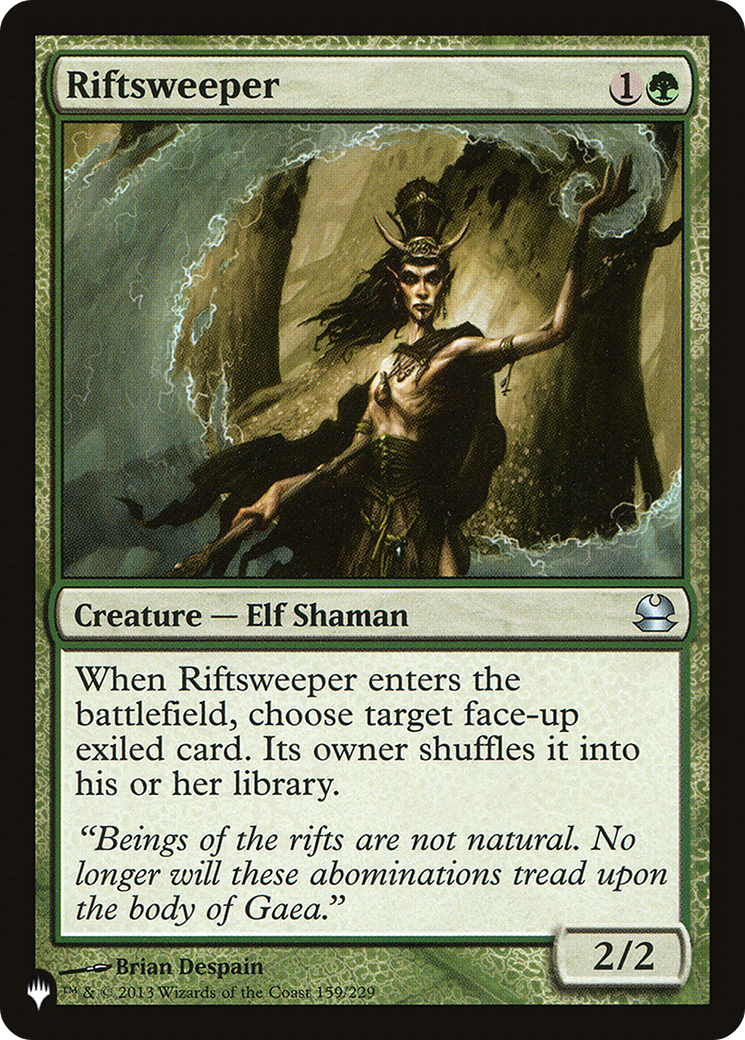 Magic: The Gathering - Riftsweeper - The List