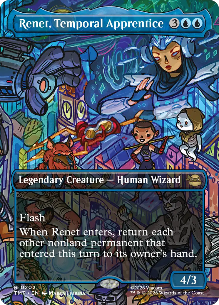 Magic: The Gathering - Renet, Temporal Apprentice - Teenage Mutant Ninja Turtles