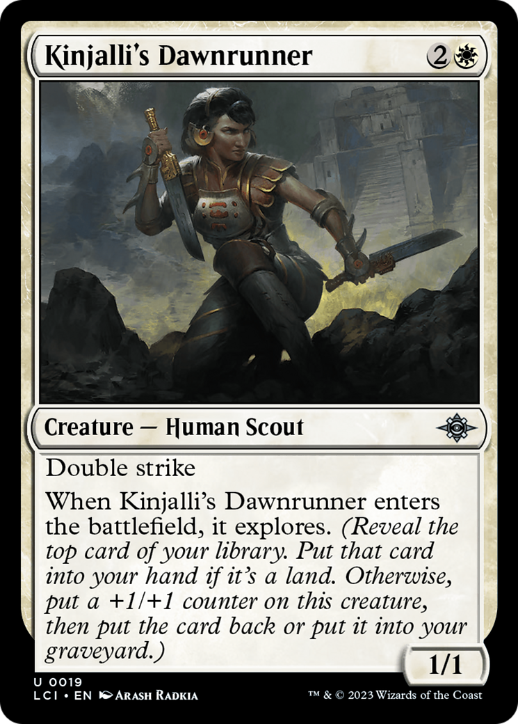 Magic: The Gathering - Kinjalli's Dawnrunner Foil - The Lost Caverns of Ixalan