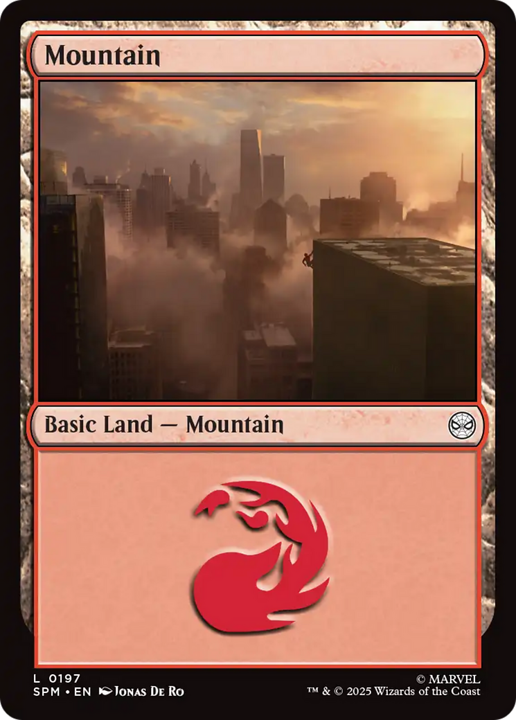 Magic: The Gathering - Mountain - Marvel's Spider-Man