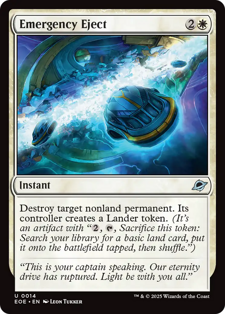 Magic: The Gathering - Emergency Eject Foil - Edge of Eternities