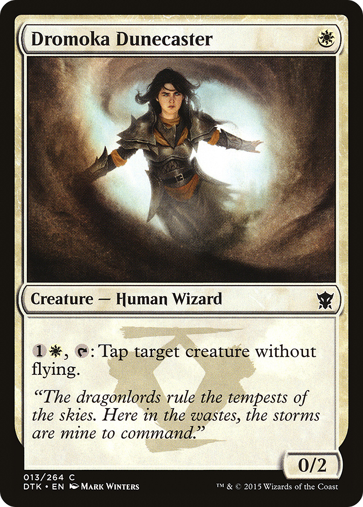 Magic: The Gathering - Dromoka Dunecaster Foil - Dragons of Tarkir