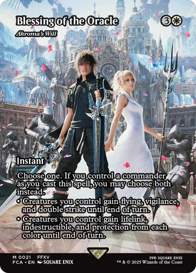 Magic: The Gathering - Akroma's Will Foil - Final Fantasy: Through the Ages