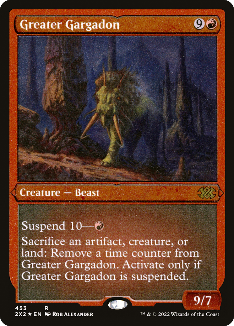 Magic: The Gathering - Greater Gargadon Foil - Double Masters 2022