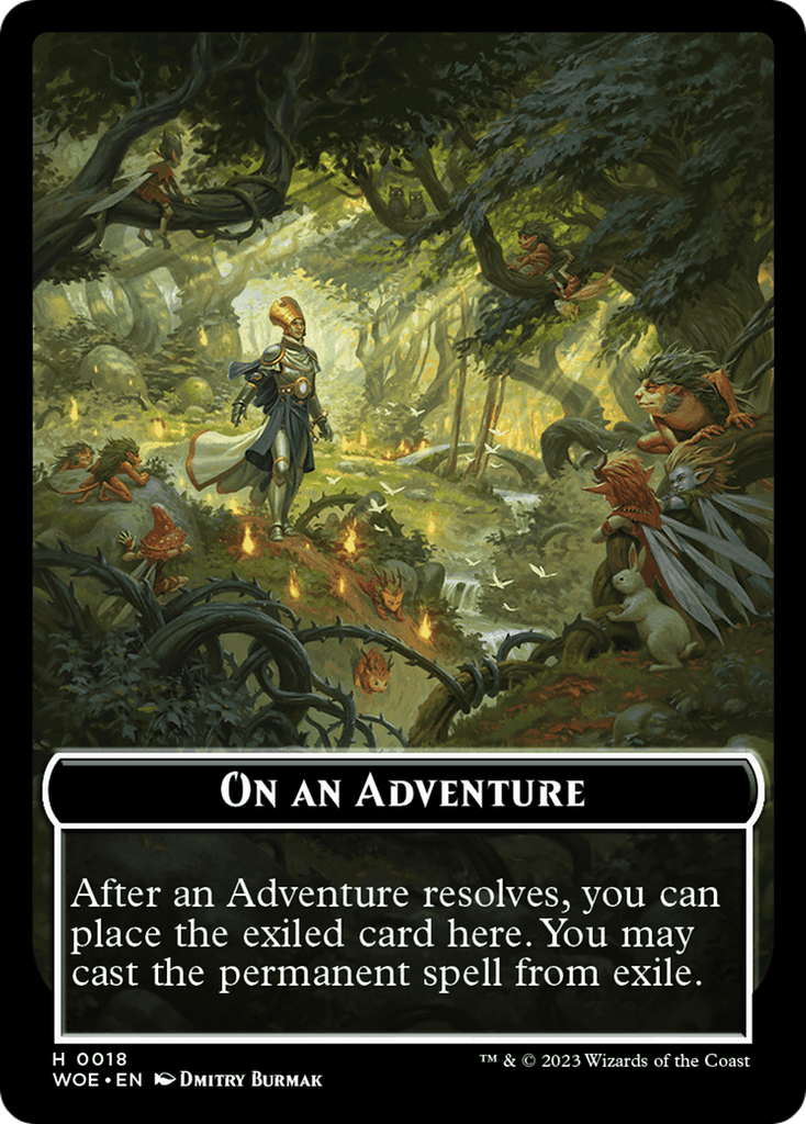 Magic: The Gathering - On an Adventure - Wilds of Eldraine Tokens