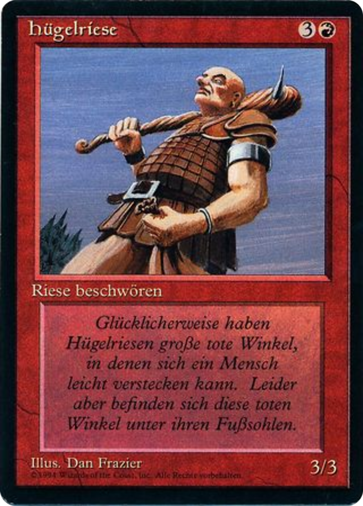 Magic: The Gathering - Hügelriese - Foreign Black Border