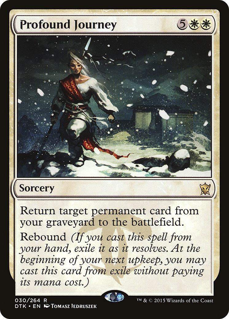 Magic: The Gathering - Profound Journey Foil - Dragons of Tarkir