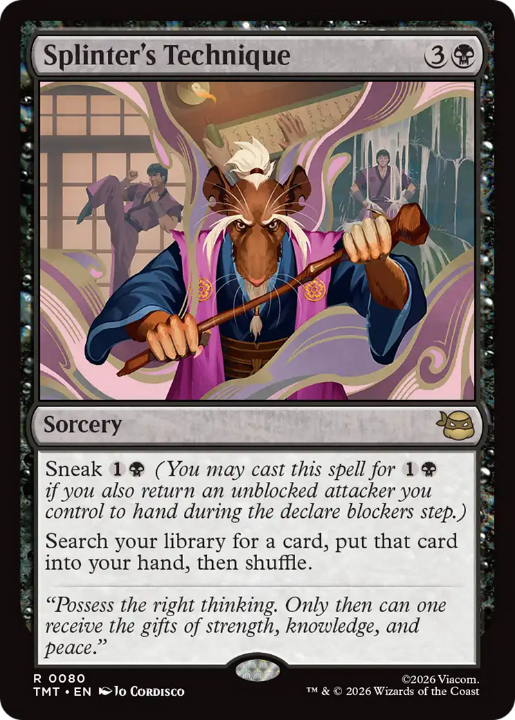 Magic: The Gathering - Splinter's Technique - Teenage Mutant Ninja Turtles