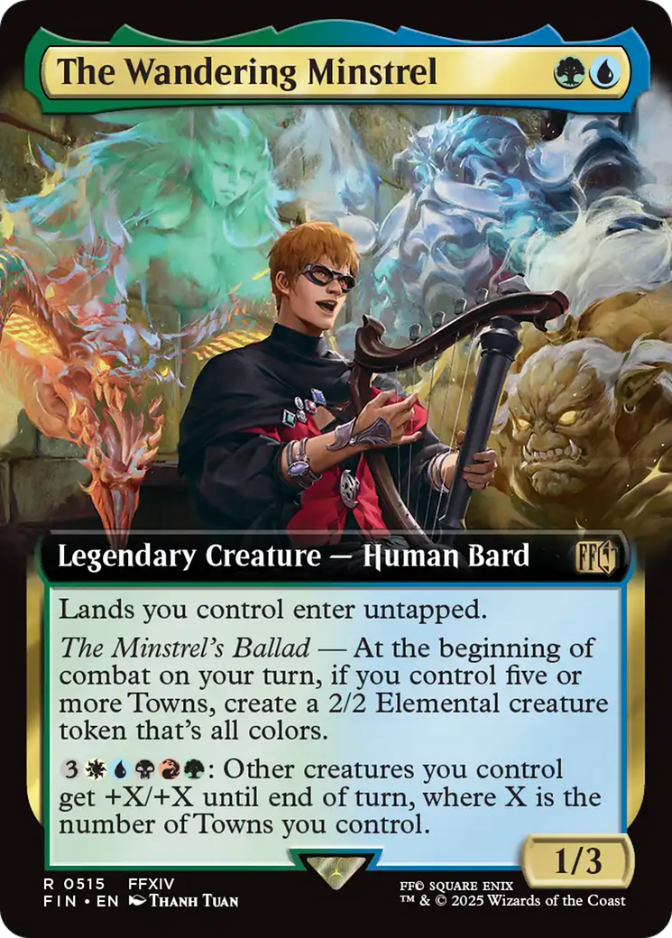 Magic: The Gathering - The Wandering Minstrel - Final Fantasy