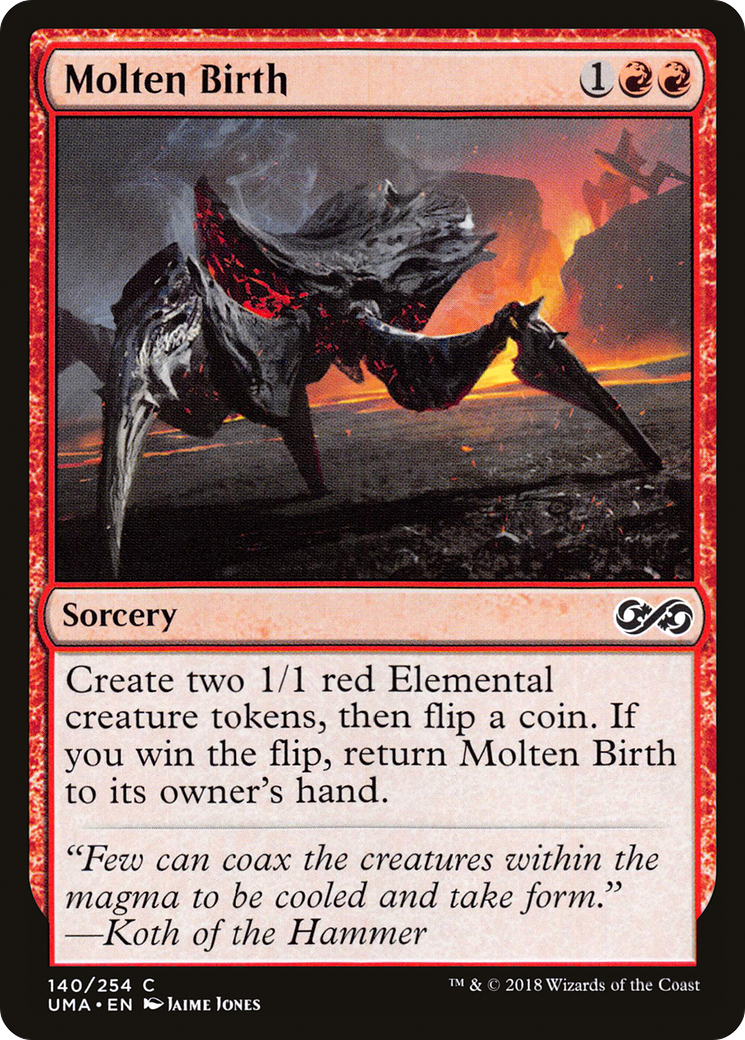 Magic: The Gathering - Molten Birth Foil - Ultimate Masters