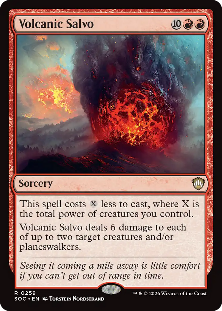 Magic: The Gathering - Volcanic Salvo - Secrets of Strixhaven Commander