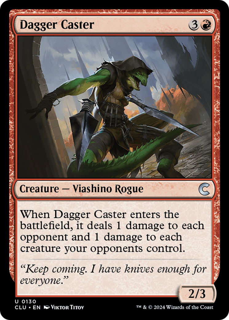 Magic: The Gathering - Dagger Caster - Ravnica: Clue Edition