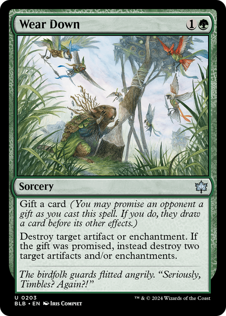 Magic: The Gathering - Wear Down Foil - Bloomburrow