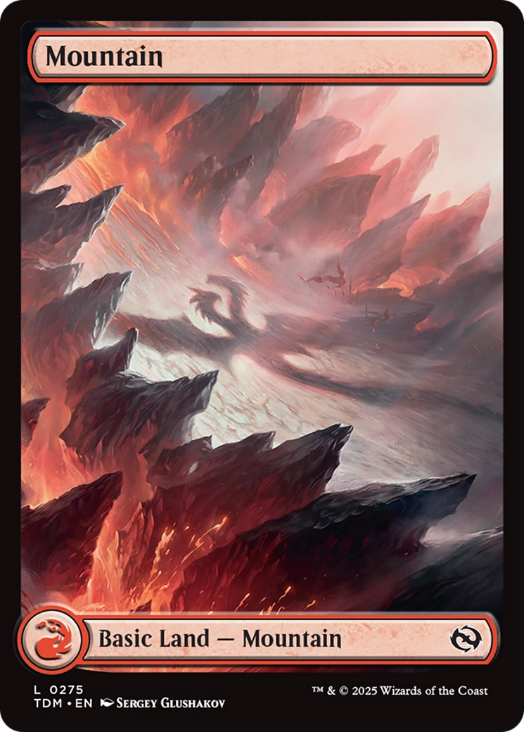 Magic: The Gathering - Mountain #275 Foil - Tarkir: Dragonstorm