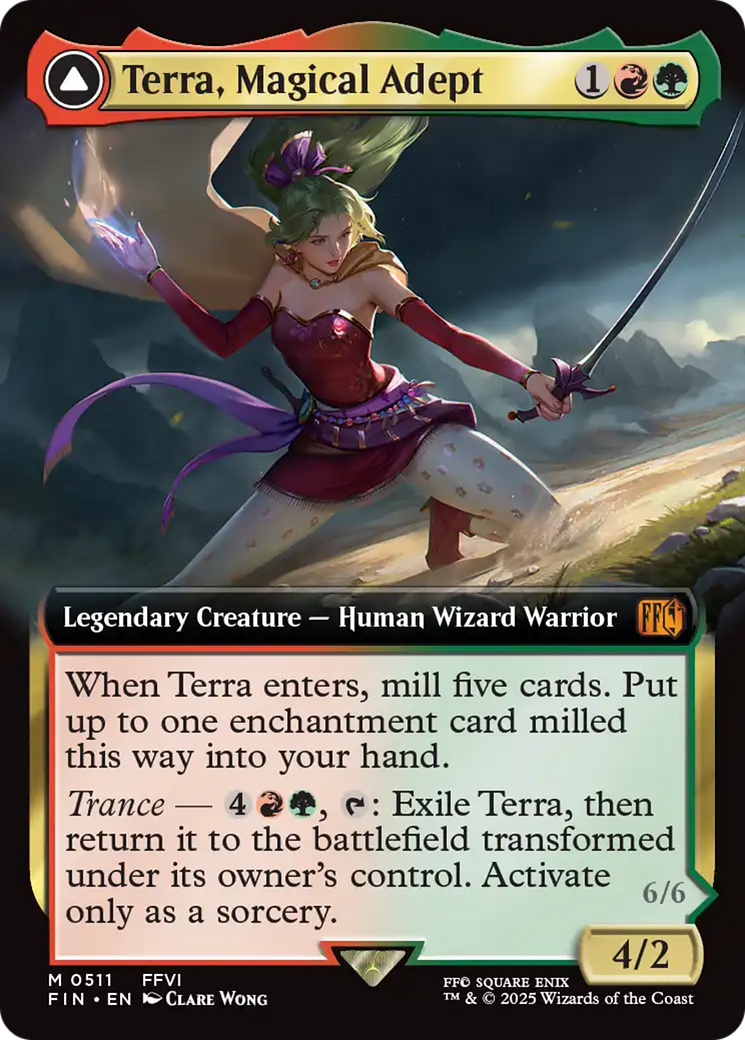 Magic: The Gathering - Terra, Magical Adept // Esper Terra Foil - Final Fantasy