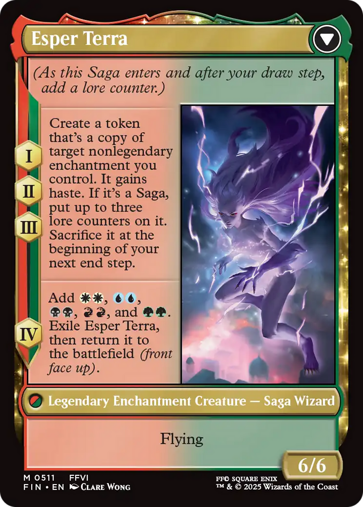 Magic: The Gathering - Terra, Magical Adept // Esper Terra Foil - Final Fantasy