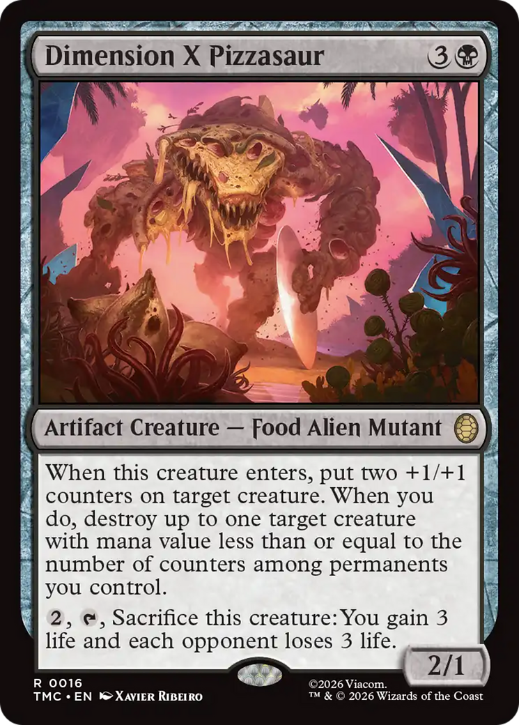Magic: The Gathering - Dimension X Pizzasaur - Teenage Mutant Ninja Turtles Eternal