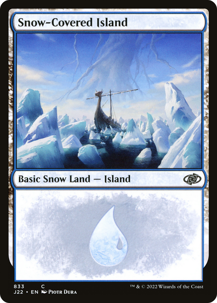 Magic: The Gathering - Snow-Covered Island - Jumpstart 2022