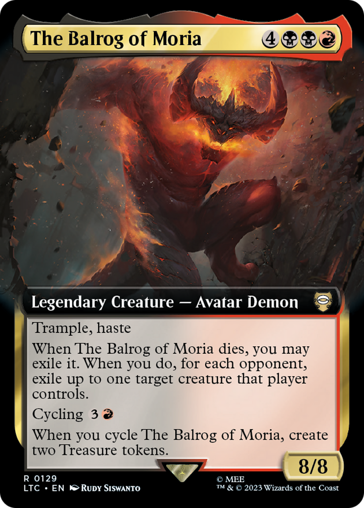 Magic: The Gathering - The Balrog of Moria - Tales of Middle-earth Commander