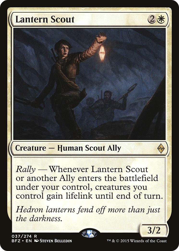 Magic: The Gathering - Lantern Scout Foil - Battle for Zendikar