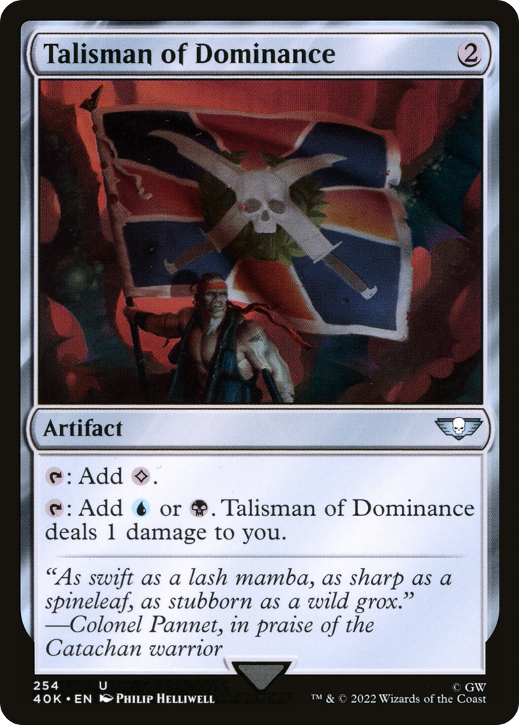 Magic: The Gathering - Talisman of Dominance - Warhammer 40000 Commander
