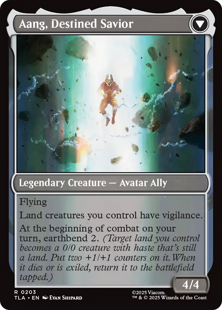 Magic: The Gathering - Aang, at the Crossroads // Aang, Destined Savior - Avatar: The Last Airbender