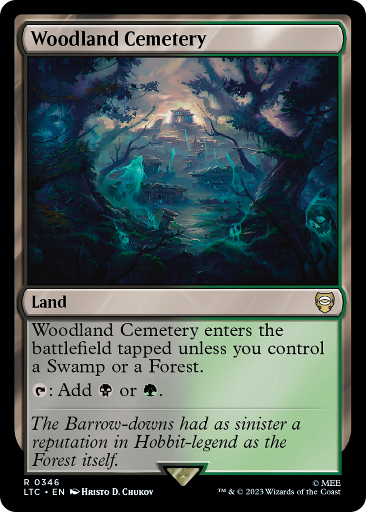 Magic: The Gathering - Woodland Cemetery - Tales of Middle-earth Commander