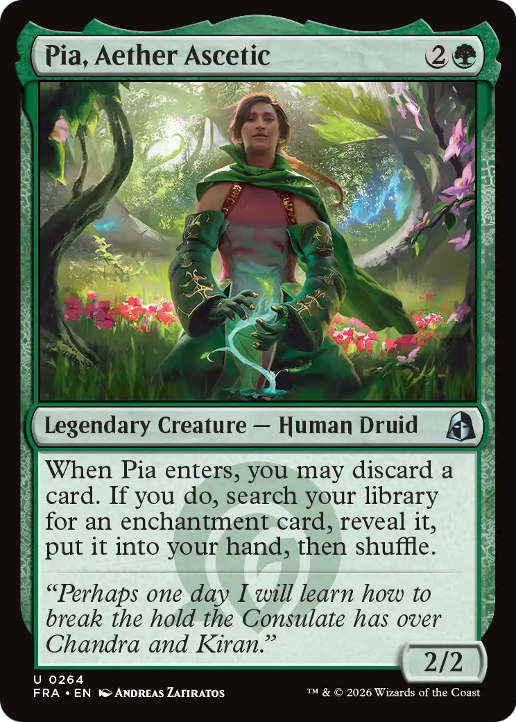 Magic: The Gathering - Pia, Aether Ascetic - Reality Fracture