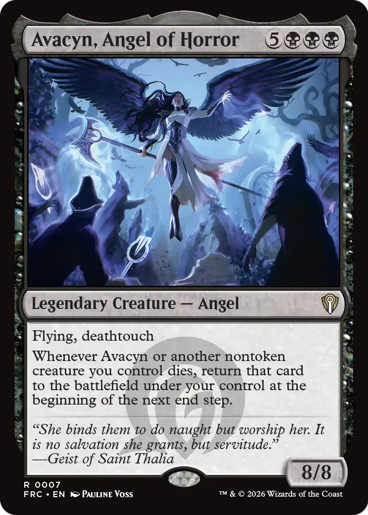 Magic: The Gathering - Avacyn, Angel of Horror - Reality Fracture Commander