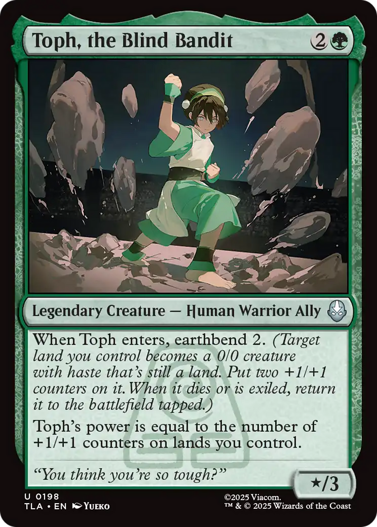 Magic: The Gathering - Toph, the Blind Bandit - Avatar: The Last Airbender