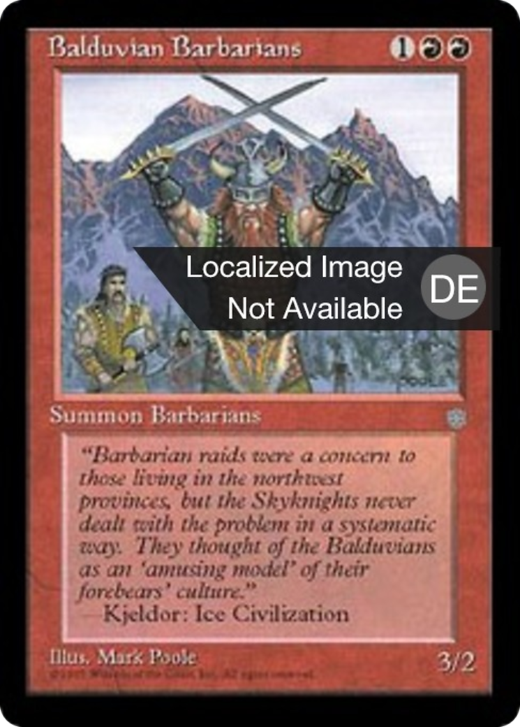Magic: The Gathering - Balduvianische Barbaren - Ice Age