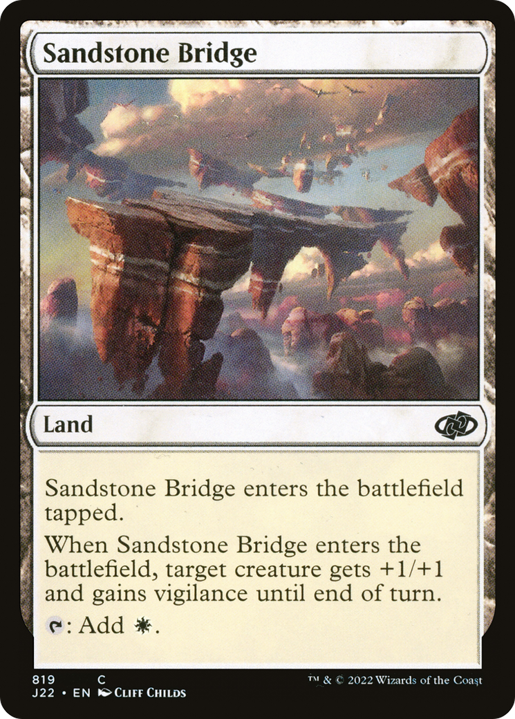 Magic: The Gathering - Sandstone Bridge - Jumpstart 2022