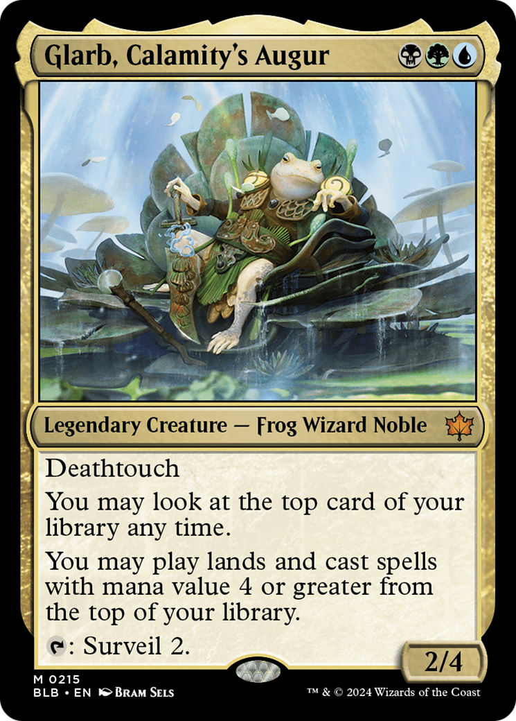 Magic: The Gathering - Glarb, Calamity's Augur Foil - Bloomburrow