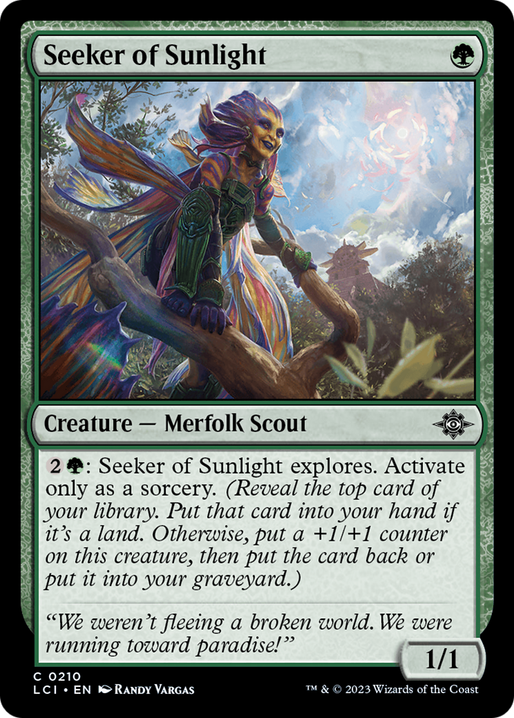Magic: The Gathering - Seeker of Sunlight Foil - The Lost Caverns of Ixalan