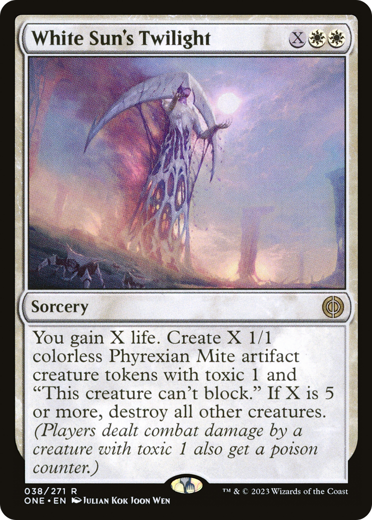 Magic: The Gathering - White Sun's Twilight Foil - Phyrexia: All Will Be One
