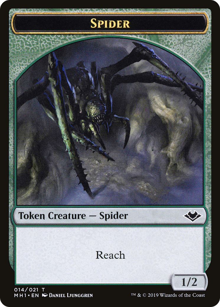 Magic: The Gathering - Spider Token Foil - Modern Horizons Tokens