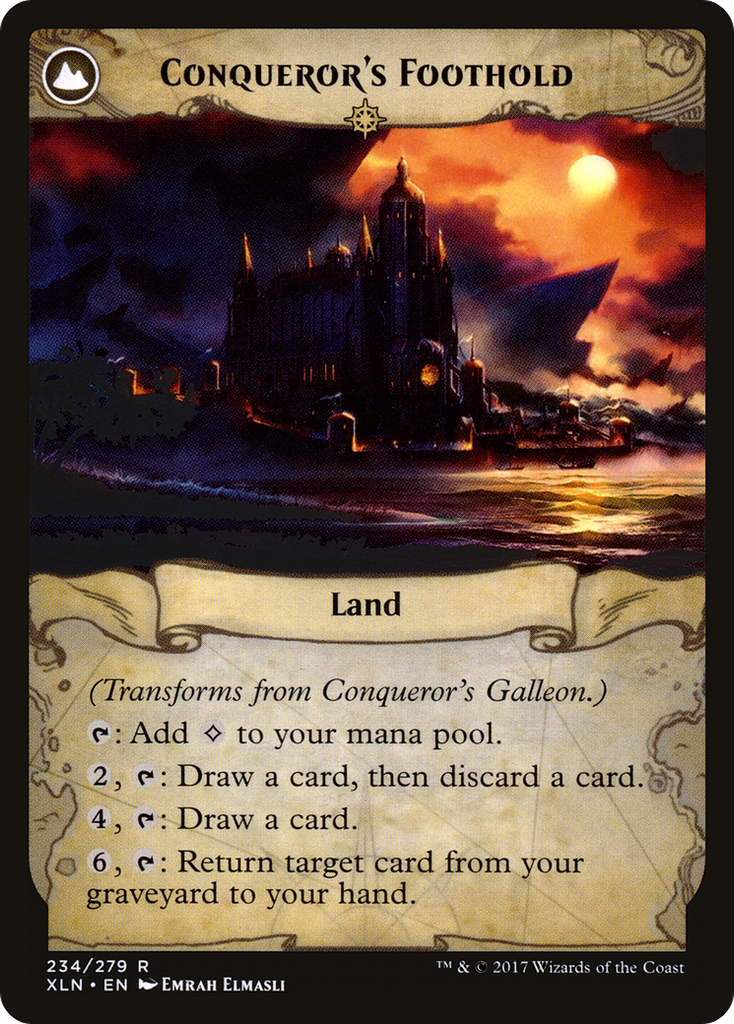 Magic: The Gathering - Conqueror's Galleon // Conqueror's Foothold - Ixalan