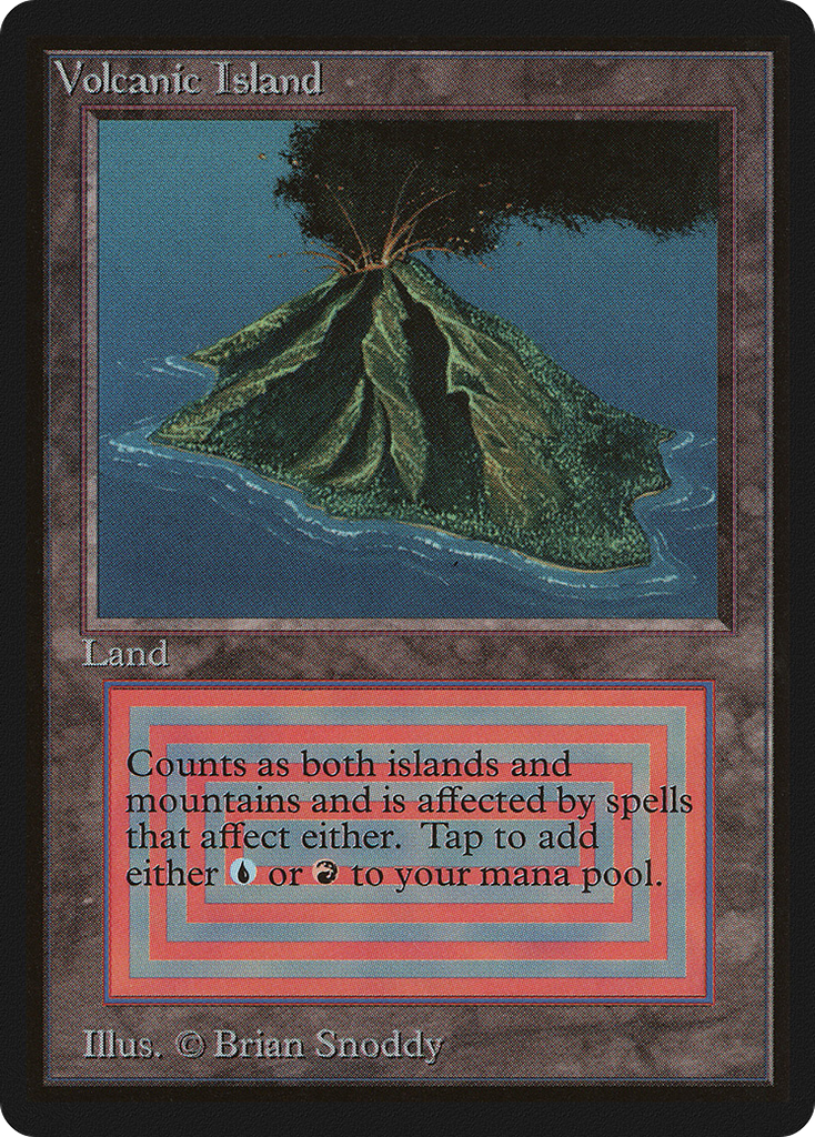 Magic: The Gathering - Volcanic Island - Limited Edition Beta